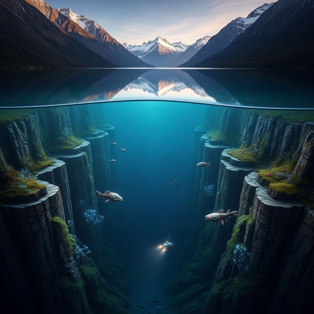 Explore the world's deepest lakes, their secrets, and the unique ecosystems thriving in the mysterious underwater realms.