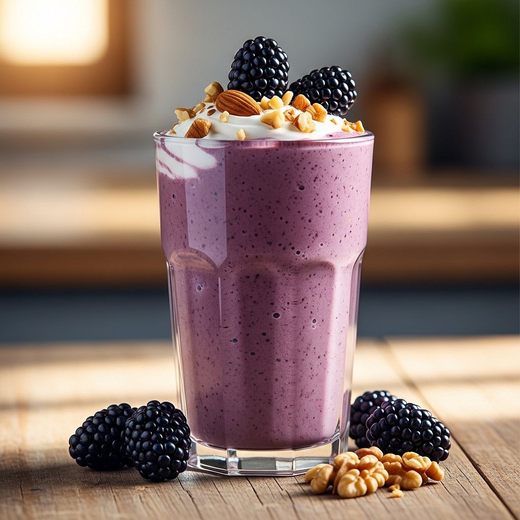 A velvety fruit-and-seed blend that balances flavor and wellness in every sip.