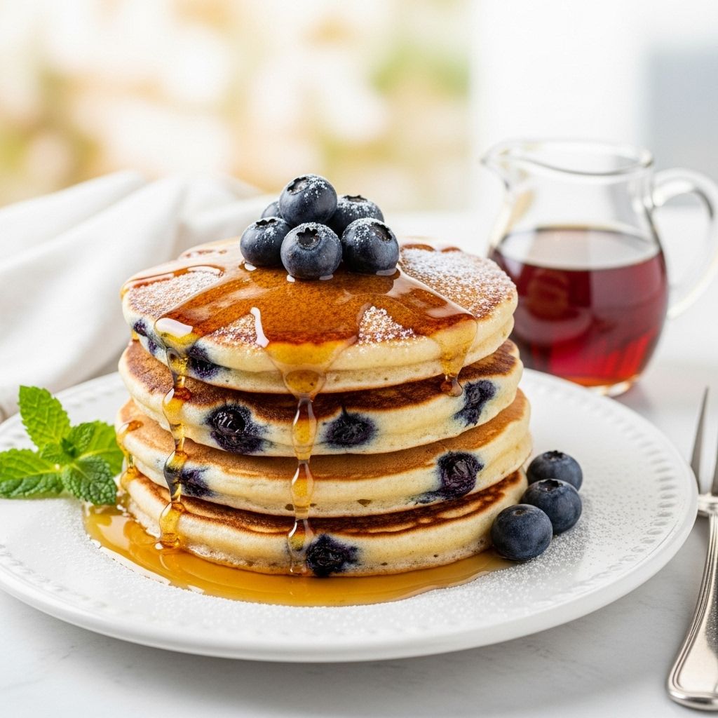 Delicious Blueberry Pancakes Recipe A burst of citrus brings a fresh twist to a beloved morning classic.