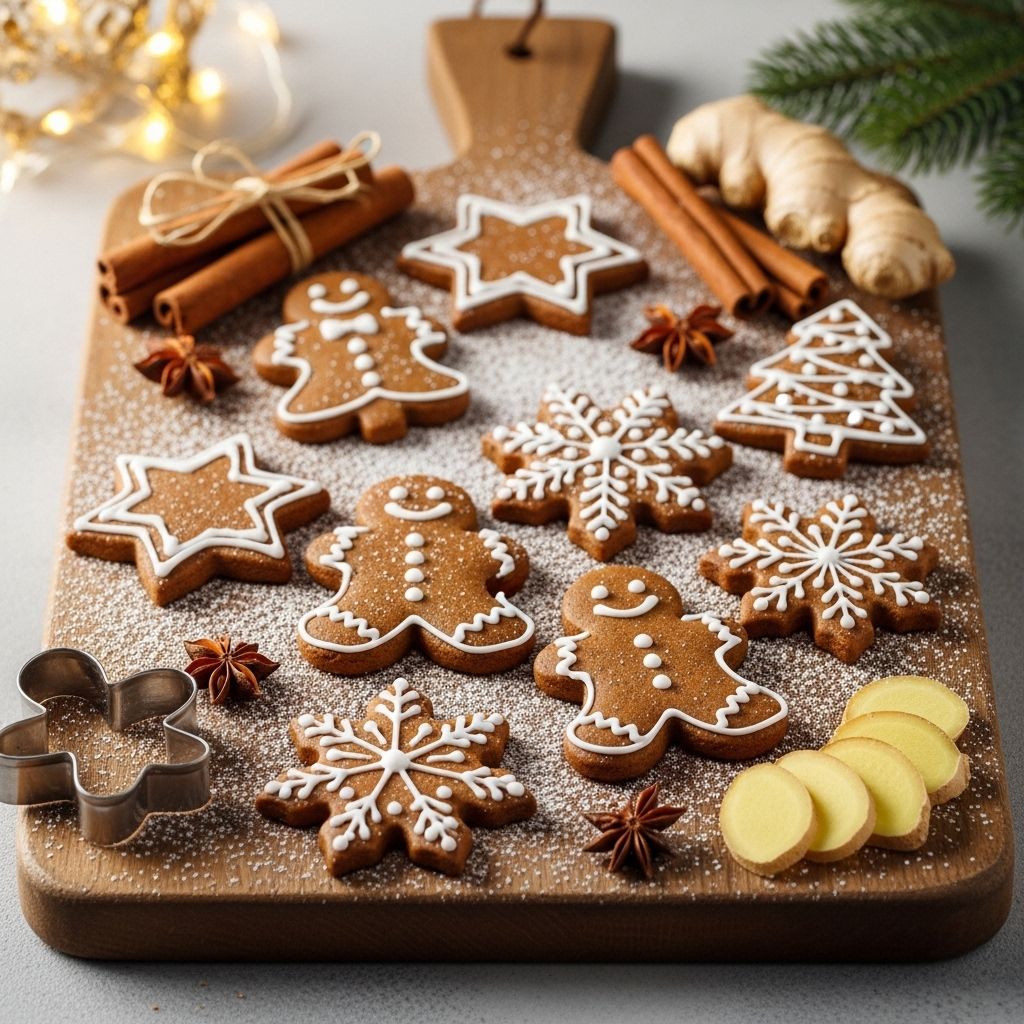Classic spices and molasses combine to transform simple dough into cozy holiday treats.