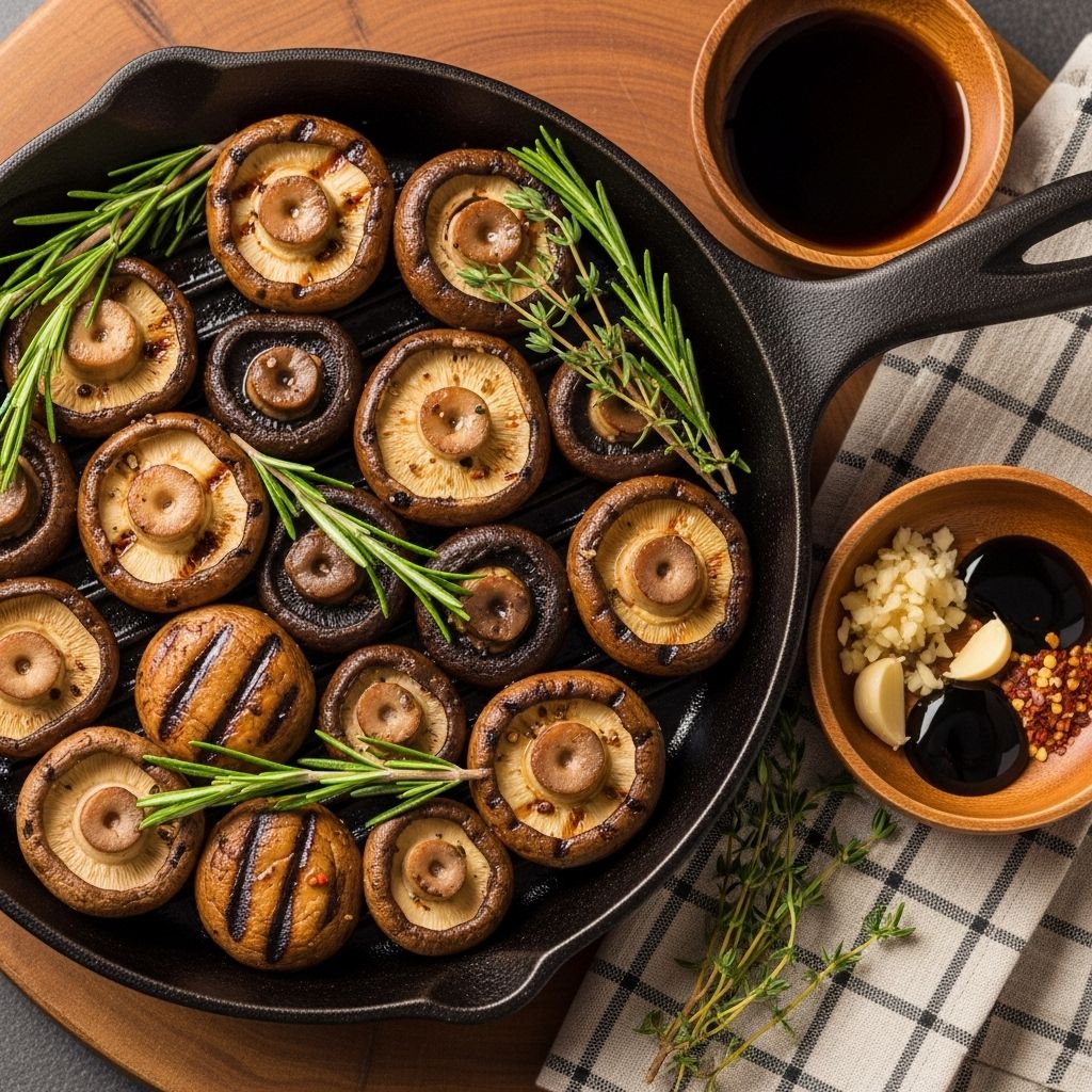 Earthy caps soak up rich seasonings and char to perfection, elevating any outdoor meal.