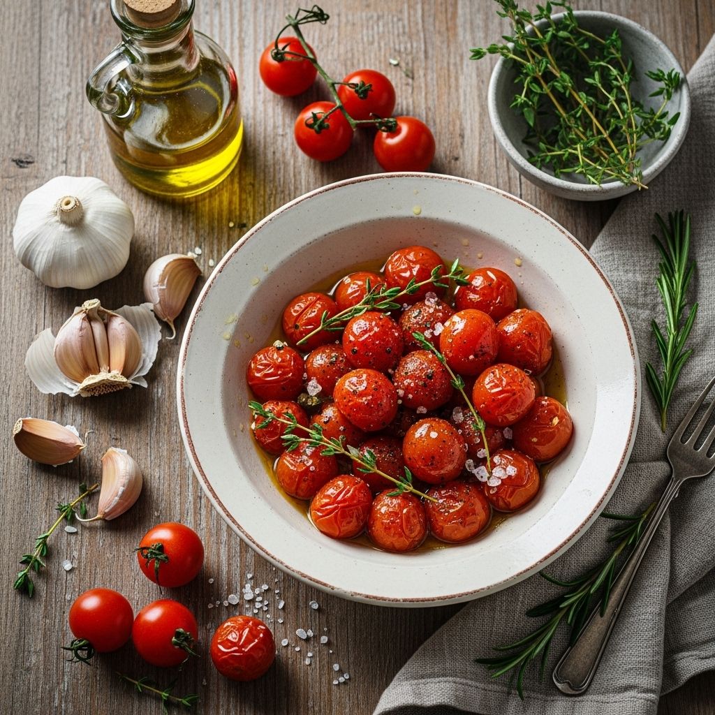 Transform ordinary cherry tomatoes into a healthy, flavorful side or topping with this quick and versatile roasting technique.