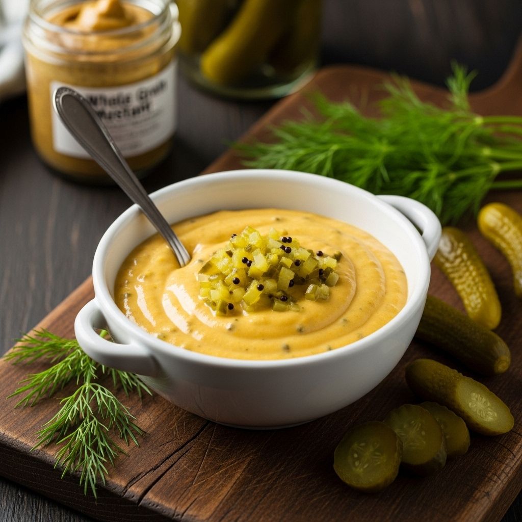 A creamy, tangy condiment that brings bold Southern hospitality to every bite.