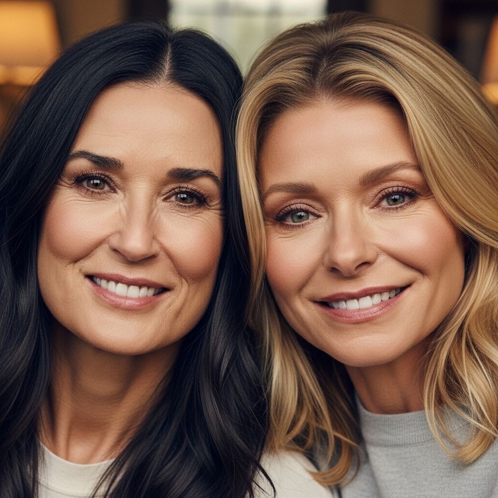 Two icons candidly discuss loose skin, beauty standards, and strategies for graceful aging in the spotlight.
