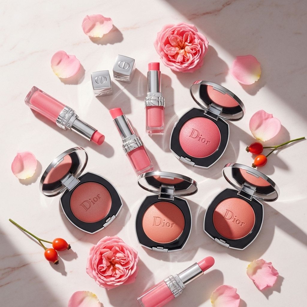 Dior’s latest Rosy Glow Collection — luxurious blushes and buttery lip care that deliver modern, radiant color in every swipe.