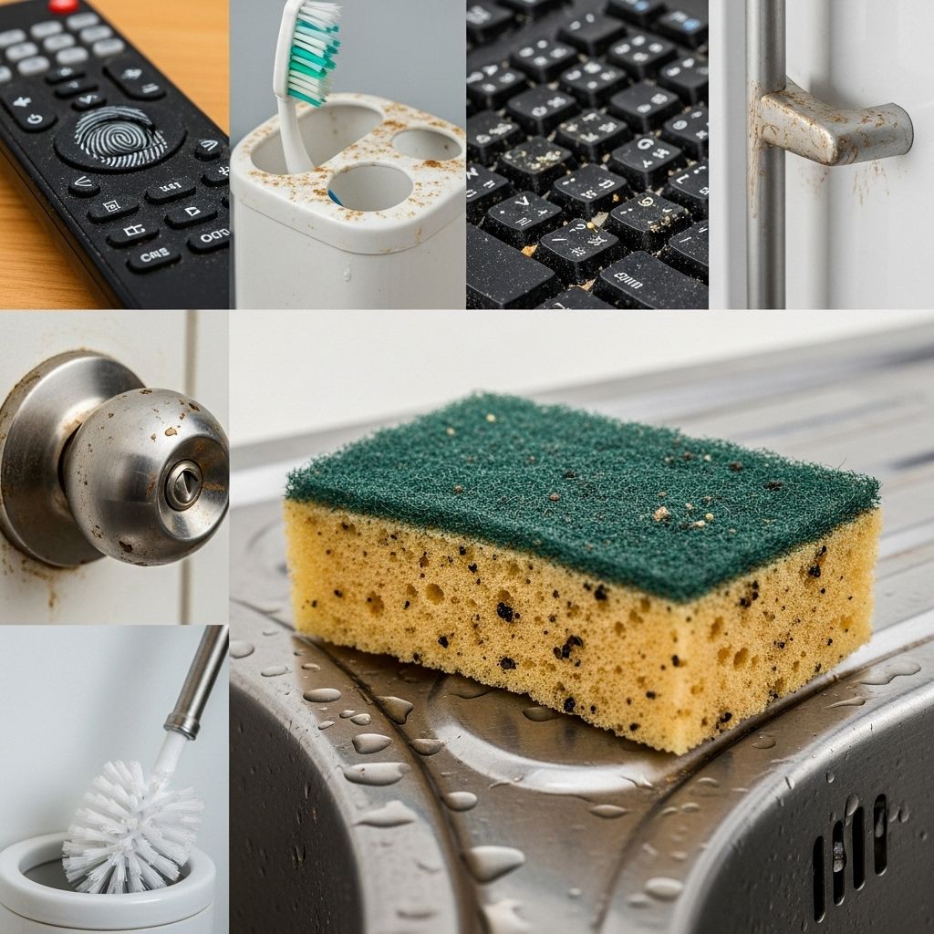 The Dirtiest Places in Your House: What to Clean and How Simple cleaning of often-forgotten items can banish hidden bacteria for a healthier home.