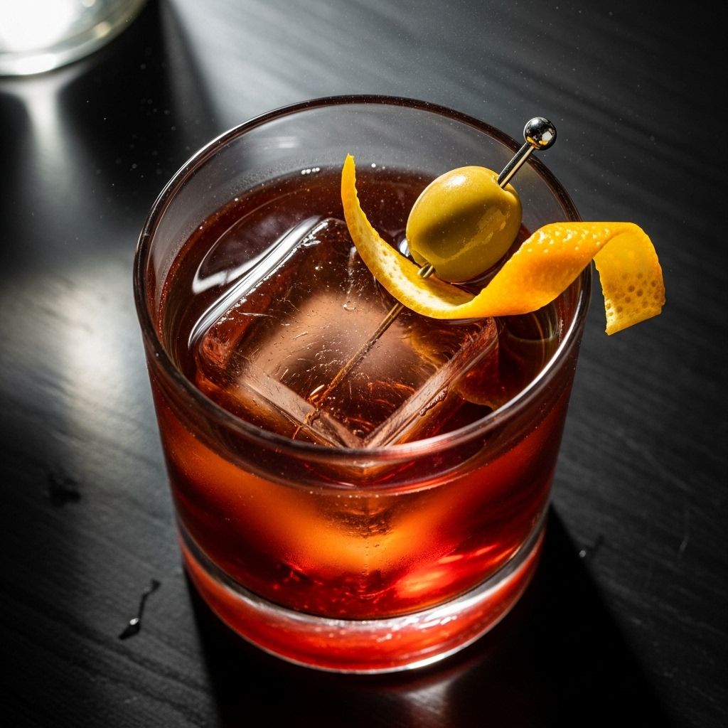 Olive brine infusion brings new umami depth and aromatic intrigue to every sip.