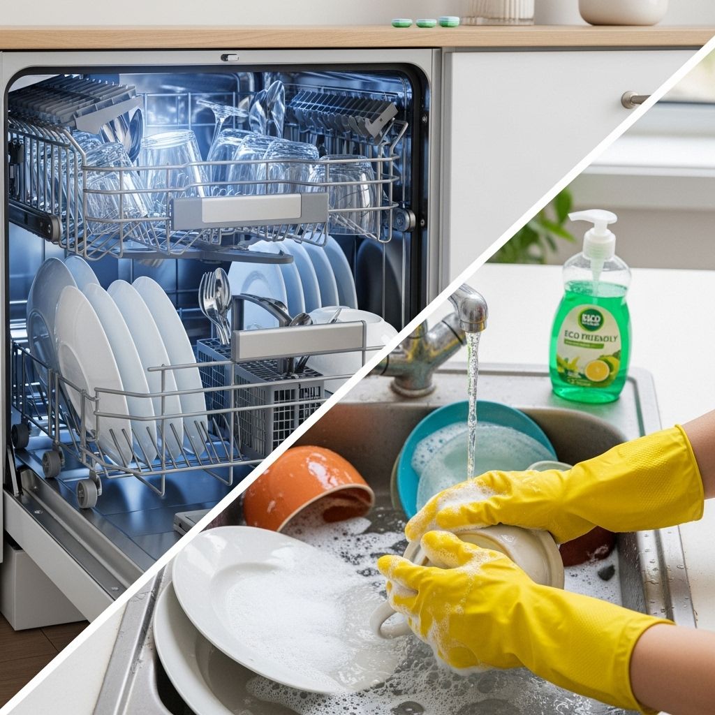 Dishwasher vs. Hand-Washing: Which Method Is Greener—and Why? Examining water use, energy, hygiene, and environmental impact to reveal the sustainable way to clean dishes.