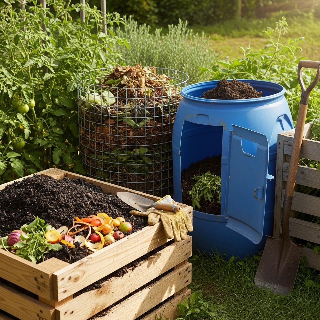 Transform your kitchen and yard waste into nutrient-rich compost with easy DIY bins you can assemble in a single day.