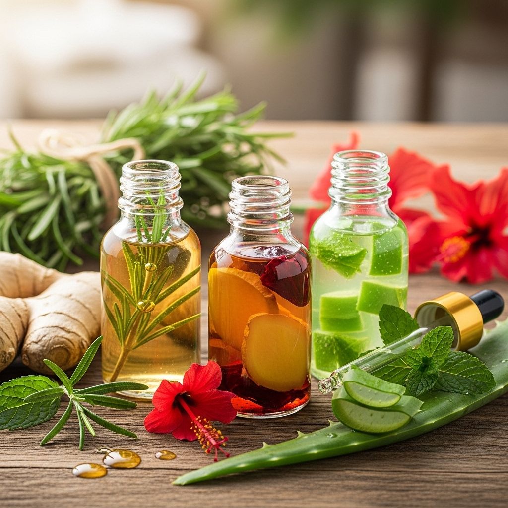 DIY Homemade Hair Growth Tonics Simple pantry ingredients deliver chemical-free nourishment to revitalize thinning strands.