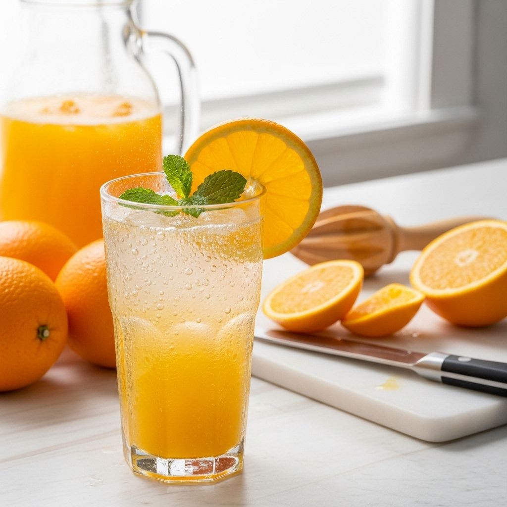 Simple ingredients and real fruit make for flavorful, bubbly refreshments.