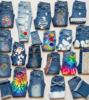 Level up your wardrobe with creative, easy, and eye-catching DIY jeans makeovers you can do at home.