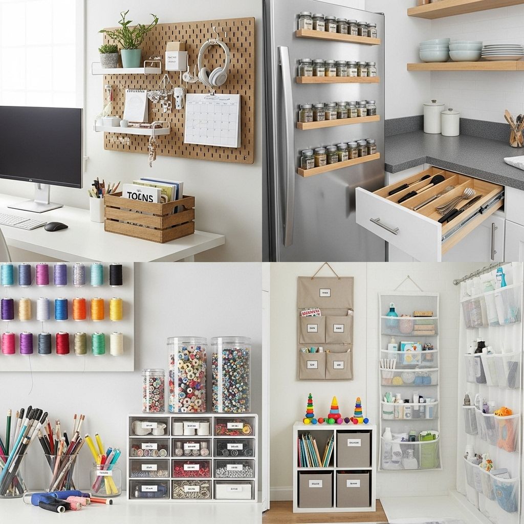 Personalize each space with clever storage hacks that blend function and style.