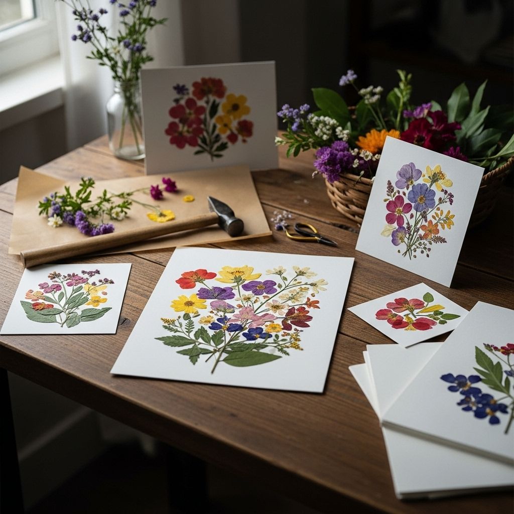 Capture fleeting flower hues in delicate prints to create lasting botanical mementos.