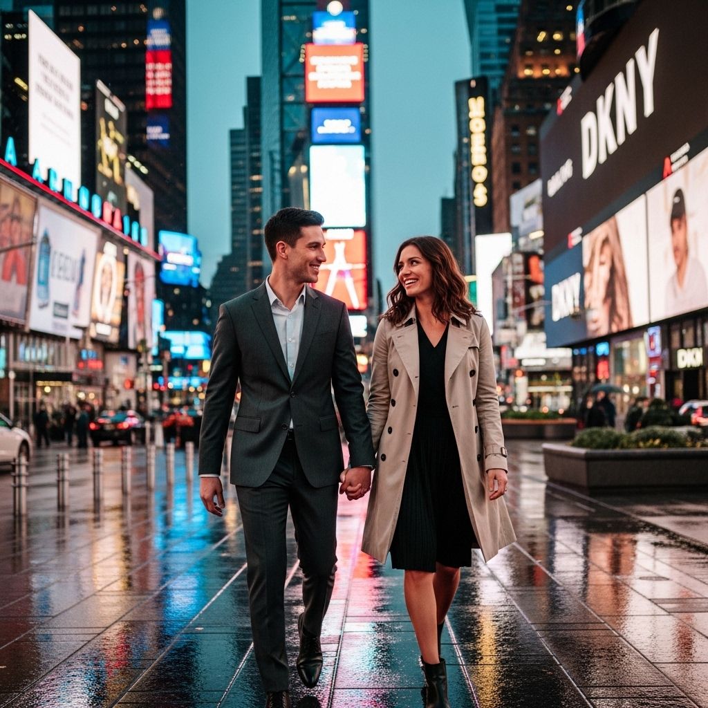Discover the love story, modeling chemistry, and beauty routines behind DKNY’s hottest real-life couple in New York’s iconic streets.