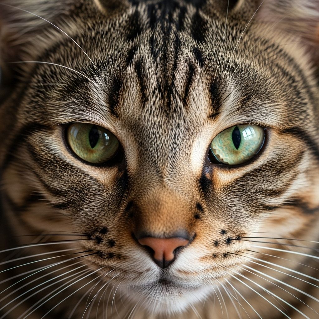 Specialized tactile hairs above the eyes enable precise movement, hazard detection, and spatial awareness.