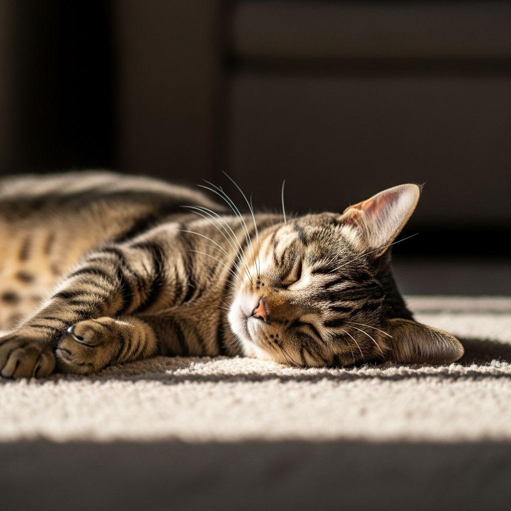 Whisker quivers and soft murmurs reveal the secret world unfolding in a cat’s slumber.