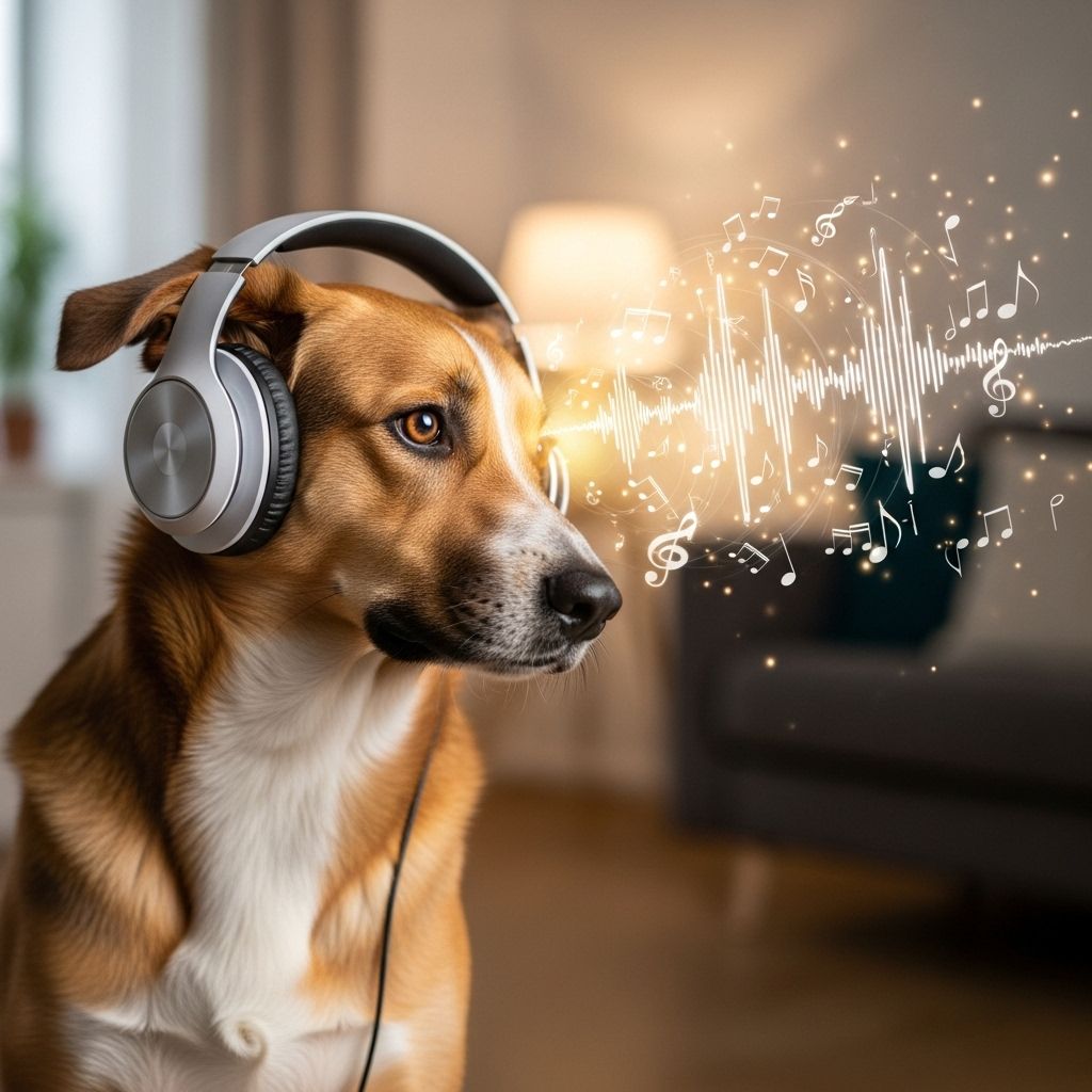 Tailored melodies can soothe canine stress and create a calmer, happier environment.