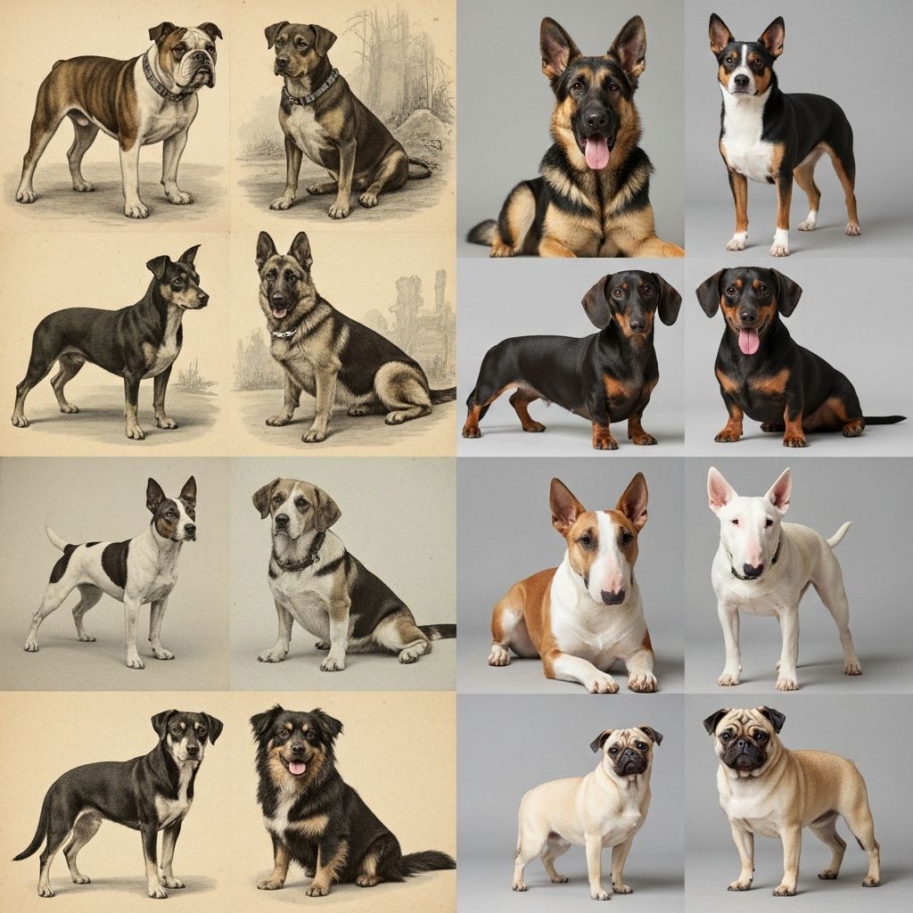 Dog Breeds Then And Now: 14 Iconic Breeds Compared Discover how popular dog breeds have transformed over the last century, highlighting the dramatic changes in appearance and health.