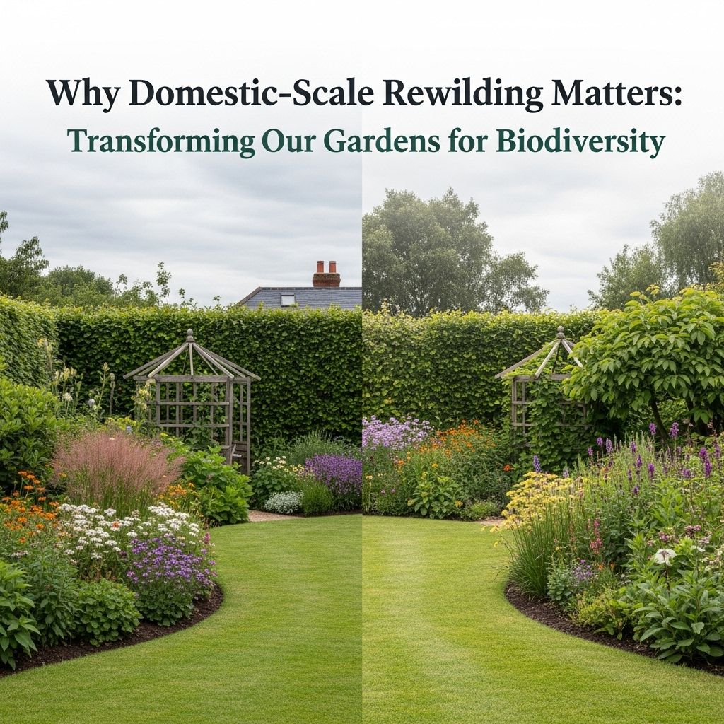 Discover how even small garden spaces can support biodiversity, ecosystem health, and climate resilience through rewilding.