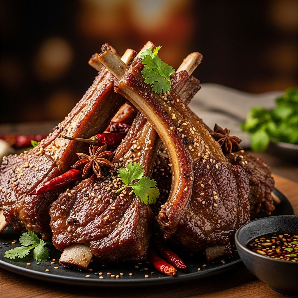 Dong Bei-Style Lamb or Goat Ribs: A Bold Fusion of Cumin and Spice Master the art of coaxing tender meat and a fragrant spice crust in your home kitchen.