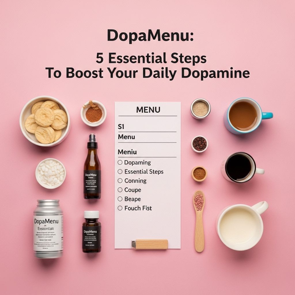 The DopaMenu: Unlocking Dopamine for Everyday Happiness A simple framework for weaving mood-boosting activities into every part of your day.