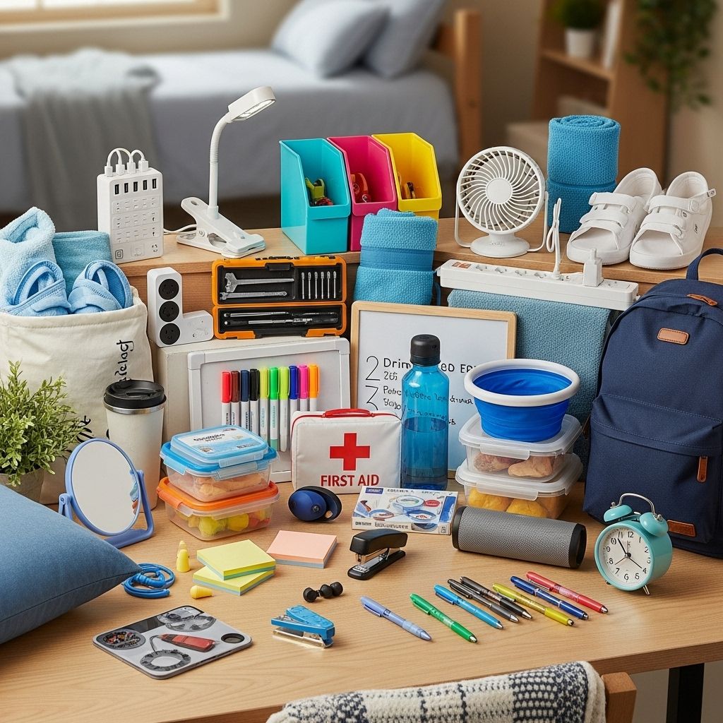 Transform your college living experience with these practical, stylish, and affordable dorm must-haves under $50.