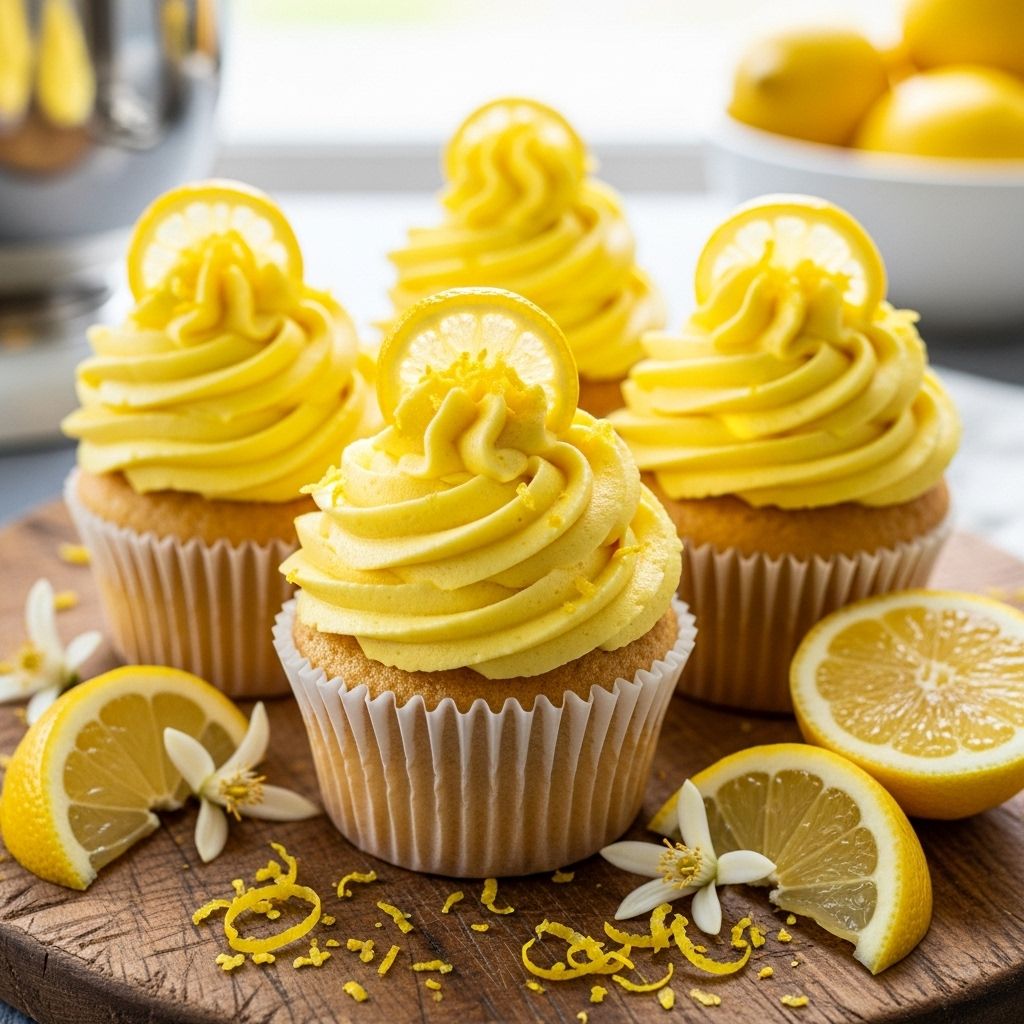 Moist, tender treats meet creamy frosting for a lively, refreshing dessert experience.
