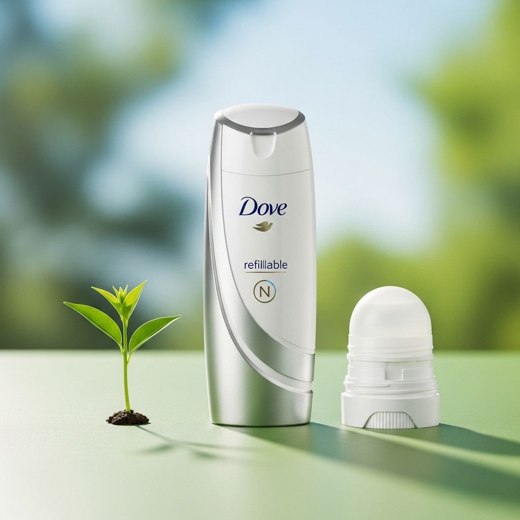 Dove’s Revolution: Refillable Deodorant for a Greener Tomorrow Dove is disrupting the beauty industry with a refillable deodorant designed for lifetime use, slashing plastic waste while caring for both skin and planet.
