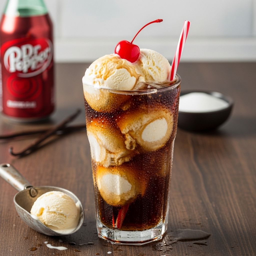 Fizzy soda and silky custard unite in a refreshing dessert for sun-soaked afternoons.