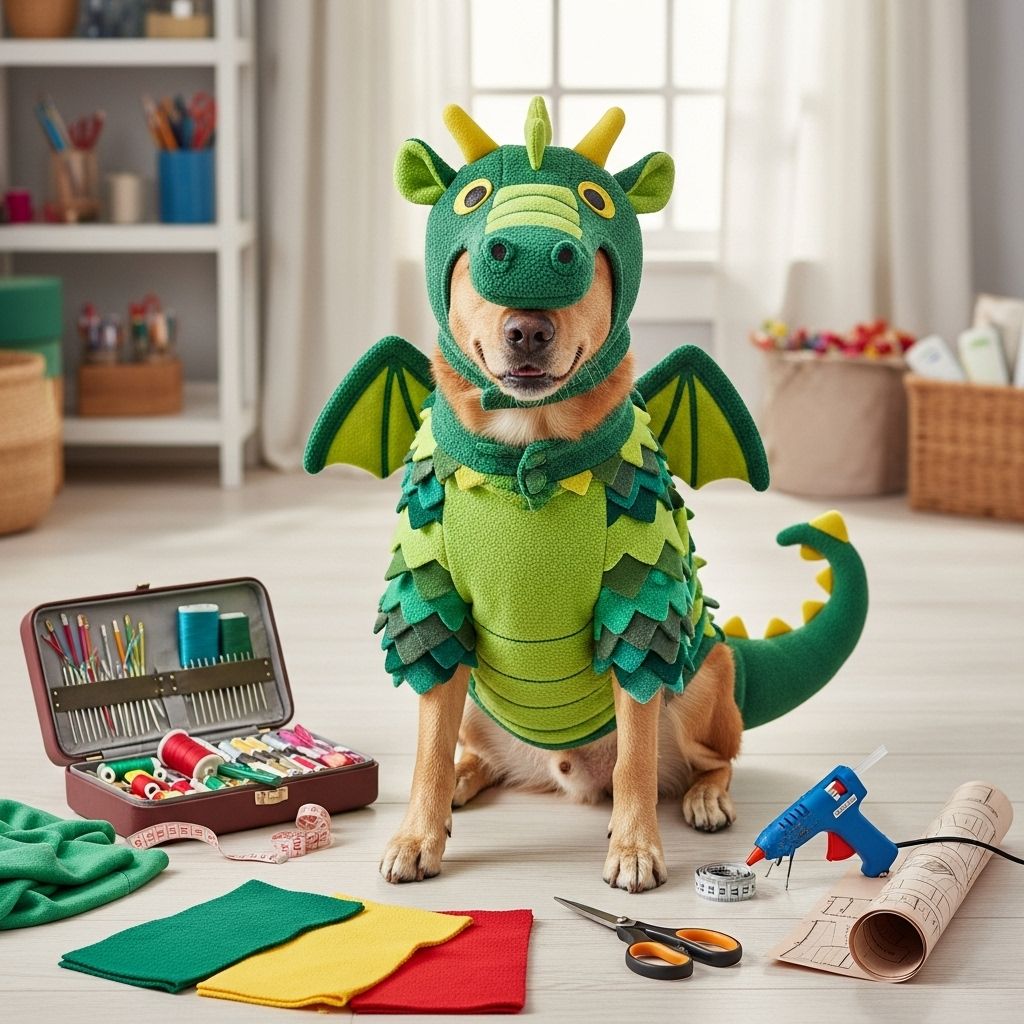 Crafted with soft fabrics and secure closures, this outfit balances flair and pet comfort.
