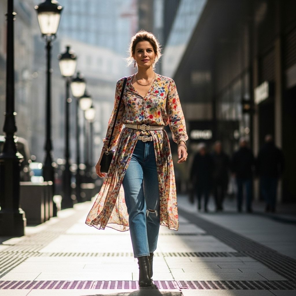 Discover the revived dress-over-jeans trend, plus expert outfit tips, inspiration, and styling strategies to elevate your wardrobe.