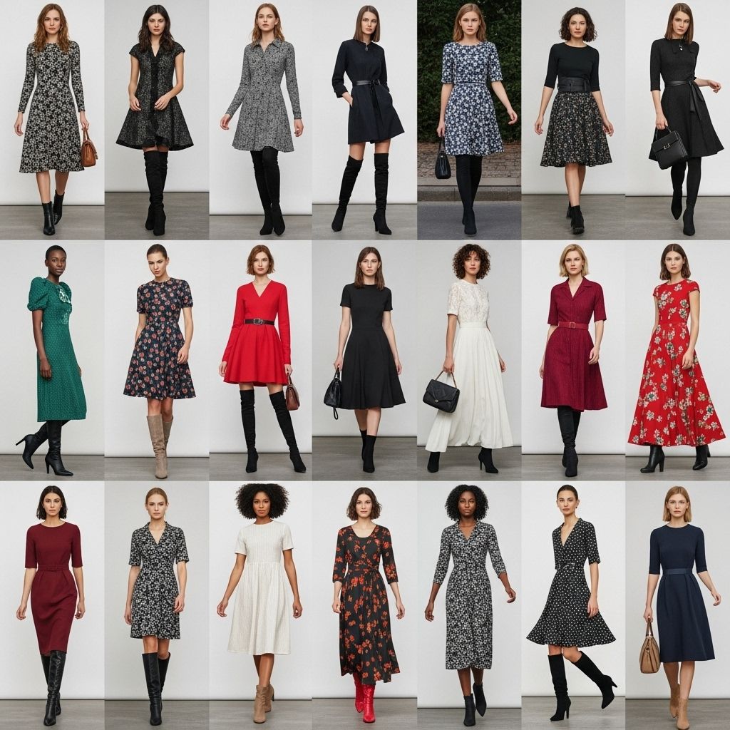 15 Stylish Ways to Wear Dresses With Boots for Every Season From boho minis to statement classics, unlock endless outfit inspiration by pairing your favorite dresses with every kind of boot.