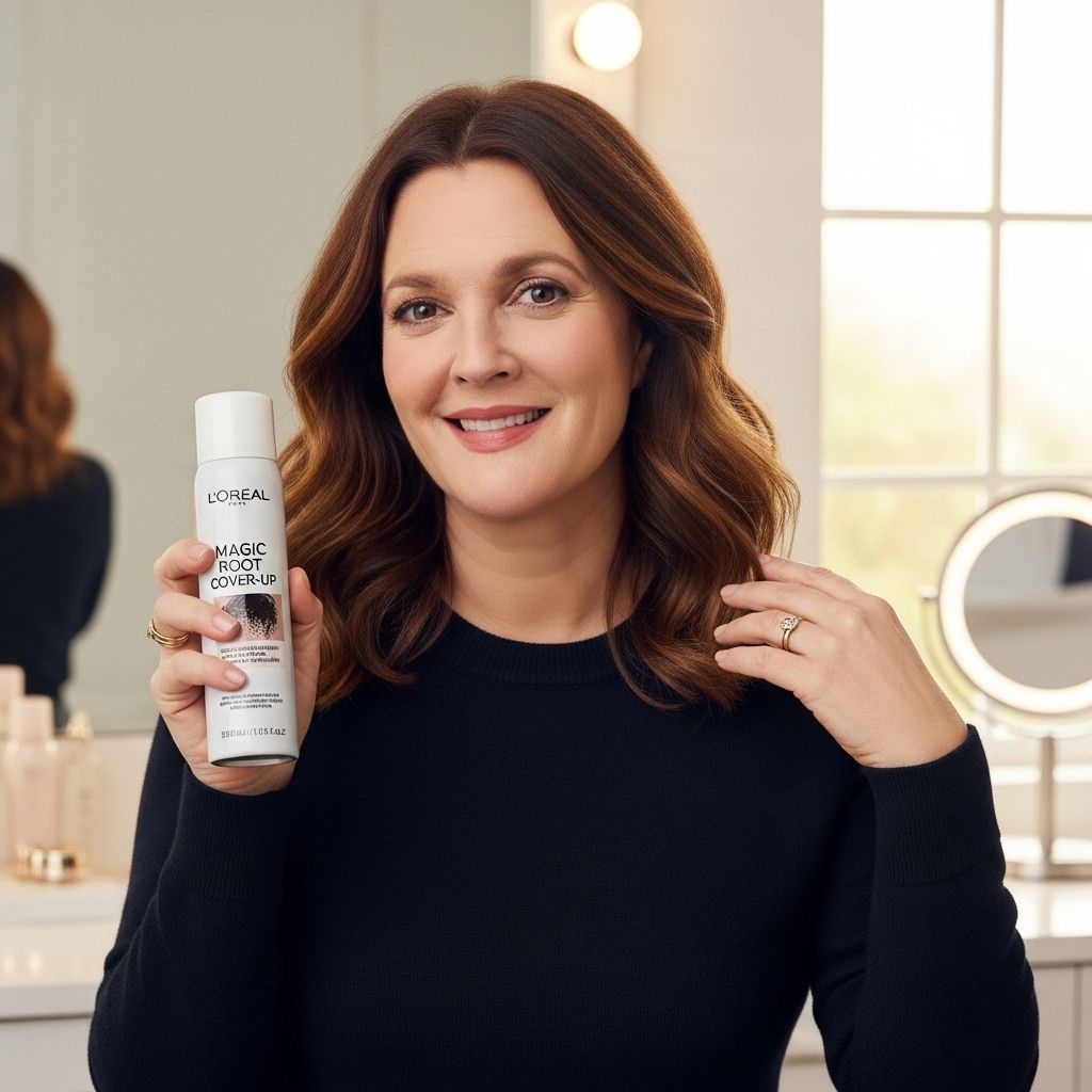 Learn why Drew Barrymore and thousands of reviewers swear by L'Oréal's Magic Root Cover-Up Spray for fast, flawless gray coverage.