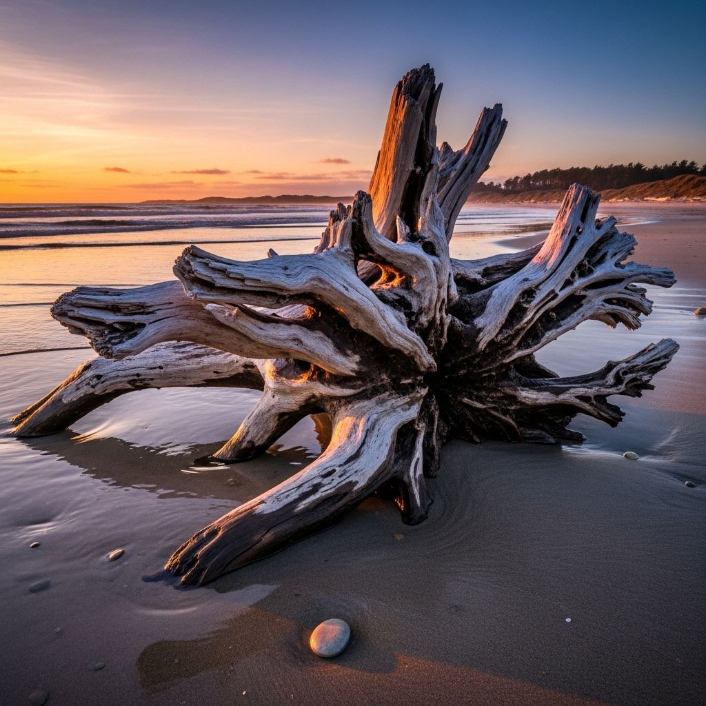 Driftwood: Nature’s Artistry and Benefits for Home, Habitat, and Well-Being Experience the multifaceted beauty of driftwood—explore its ecological impact, artistic uses, home decor value, and natural benefits in this comprehensive guide.