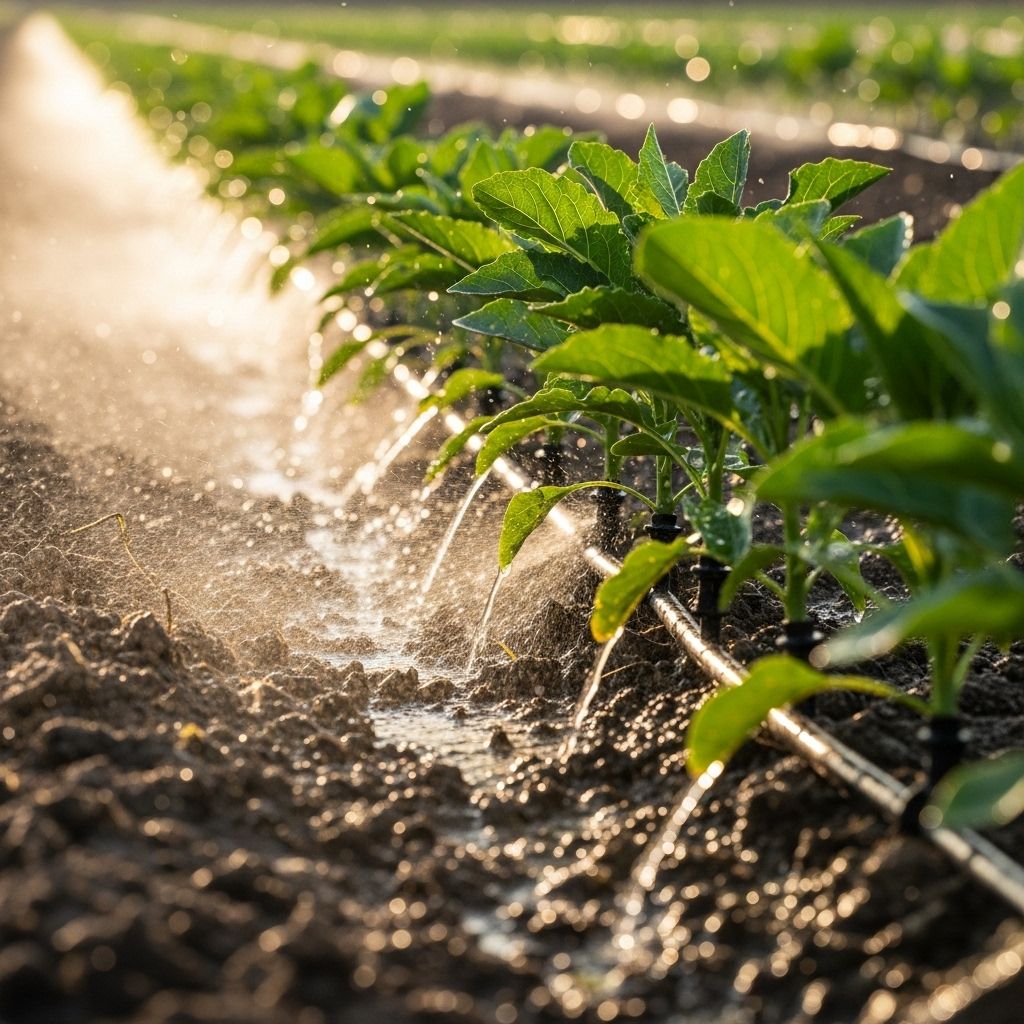 Maximize plant health by tailoring watering times to soil, plants, and climate conditions.