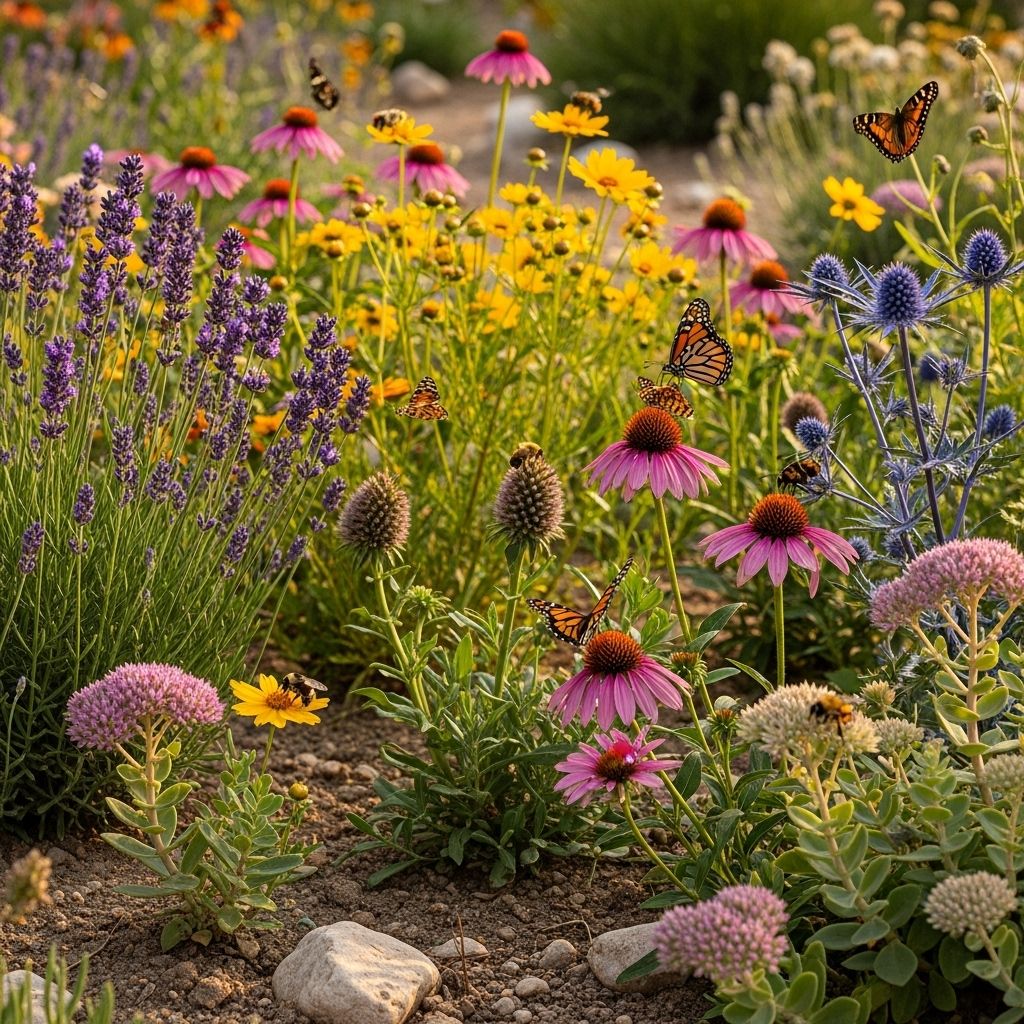Nurture thriving pollinator habitats without extra watering, even when rains run scarce.