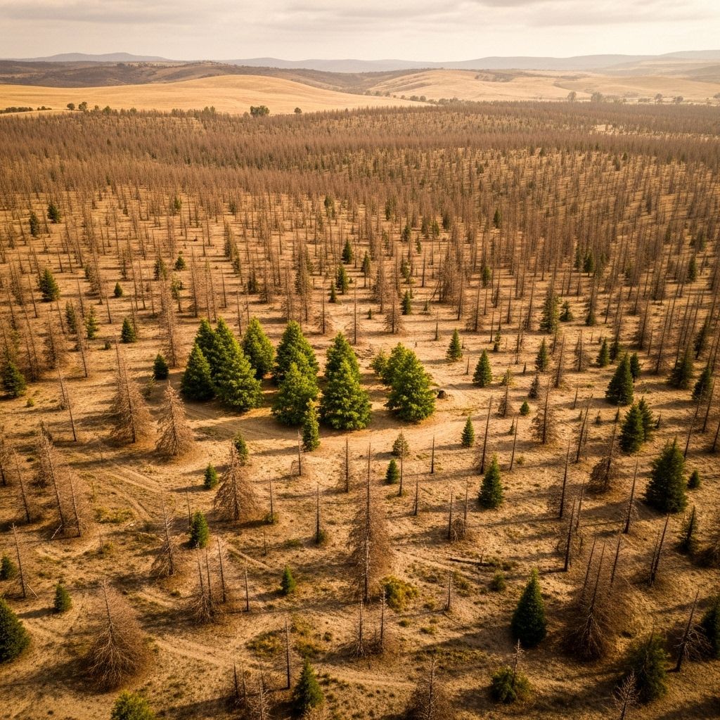 Drought’s Impact on Christmas Tree Farms: A Threatening Holiday Trend How drought, climate change, and extreme weather jeopardize the future of natural Christmas trees across North America.