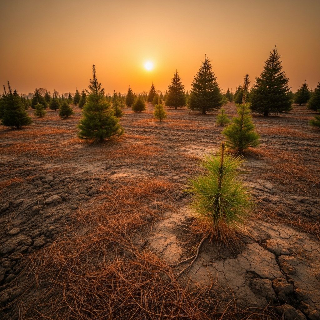 How Drought Is Threatening the Future of Christmas Tree Farms Severe droughts are reshaping Christmas tree farming, impacting supply chains, forest health, and holiday traditions across the U.S.