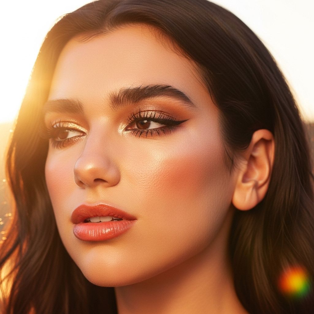 Master Dua Lipa's radiant, effortless glam with expert tips and celebrity secrets for a luminous, vacation-ready glow.