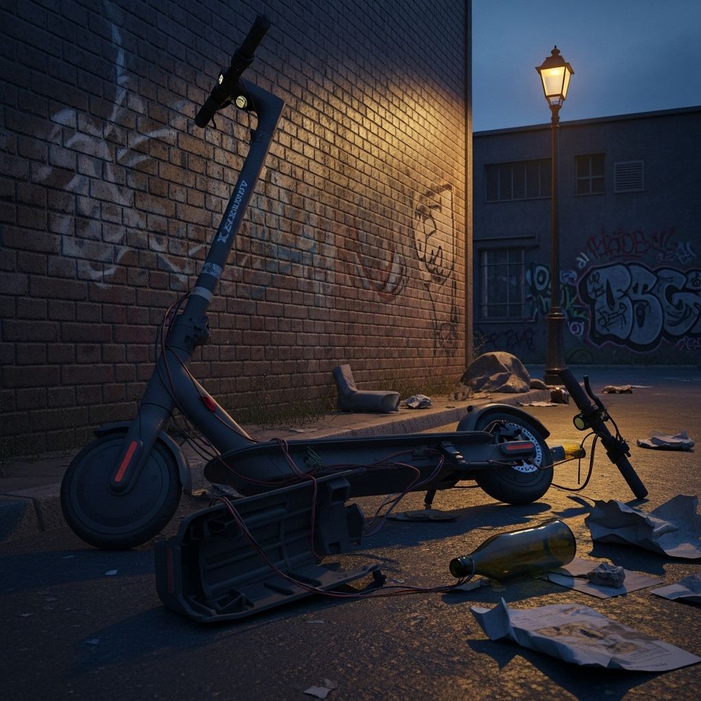 Why E-Scooter Vandalism Is Surging: The Struggle to Protect Shared Mobility Electric scooters promised clean, convenient city transit. Can they survive rampant vandalism and theft?