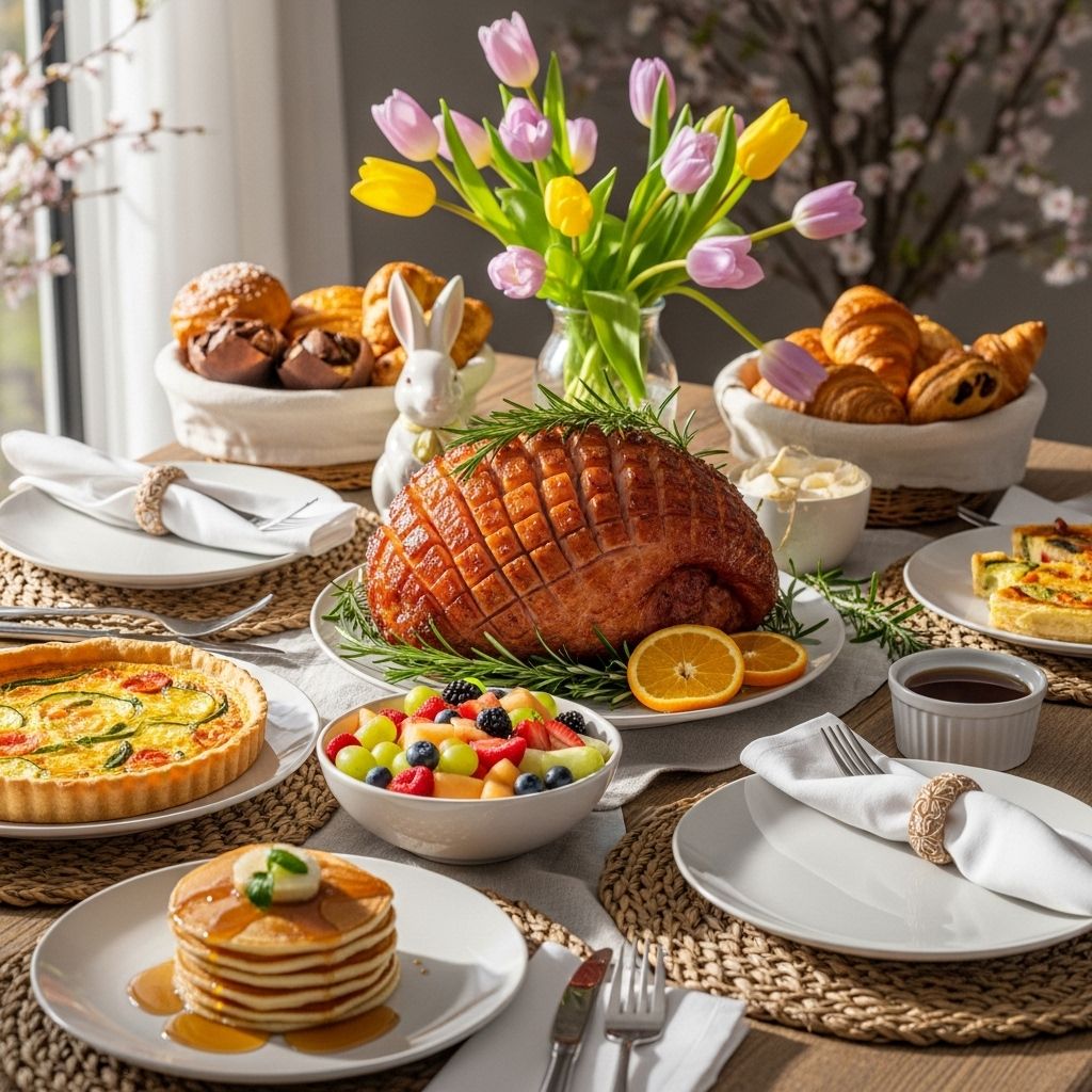 Brighten your table with make-ahead dishes and seasonal finishing touches.