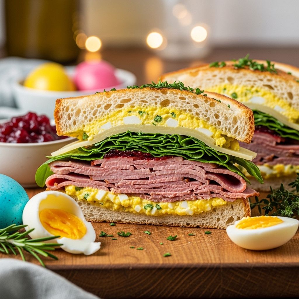 Turn leftover ham and eggs into a hearty lunch with layers of creamy, savory goodness.