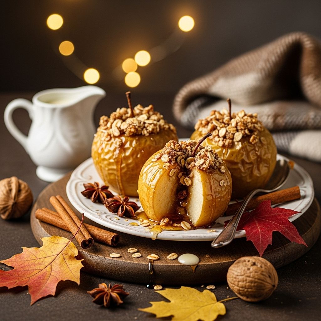 A spiced oat and cranberry filling elevates simple ingredients into a heartwarming treat.