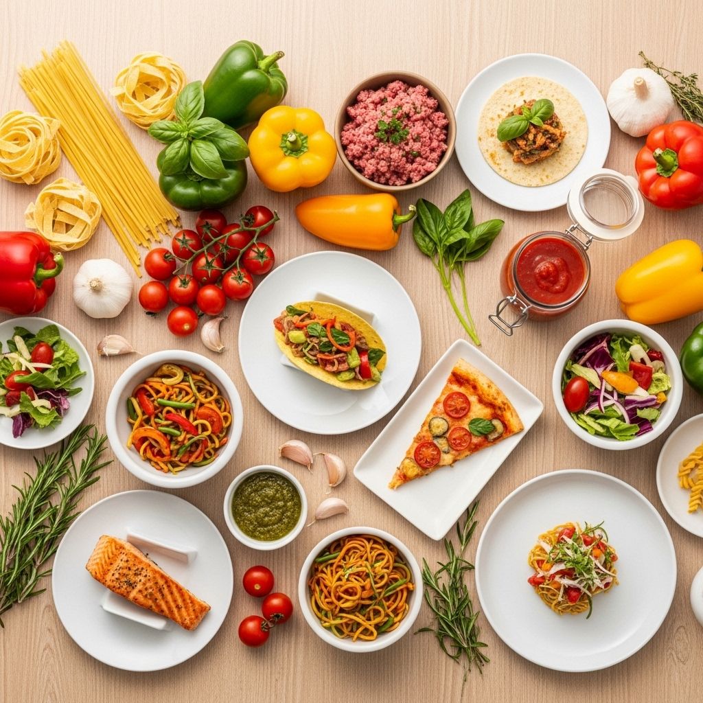 Wholesome ingredients and pantry staples refresh the busiest evening routines.