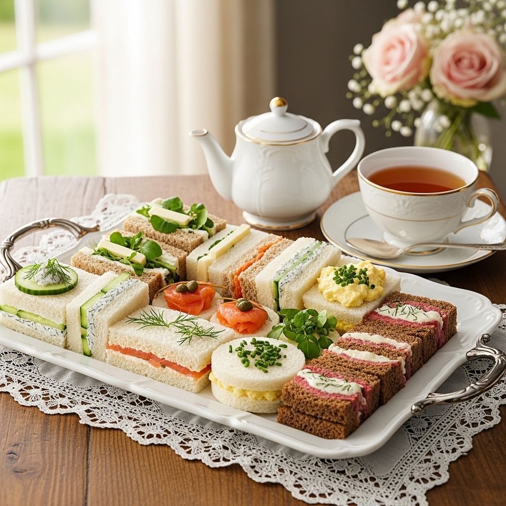 Dainty bites that combine classic flavors for a refined afternoon tea experience.