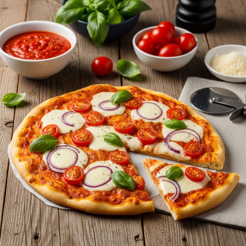 Create crispy crust meals in minutes with endless topping combinations for every taste.