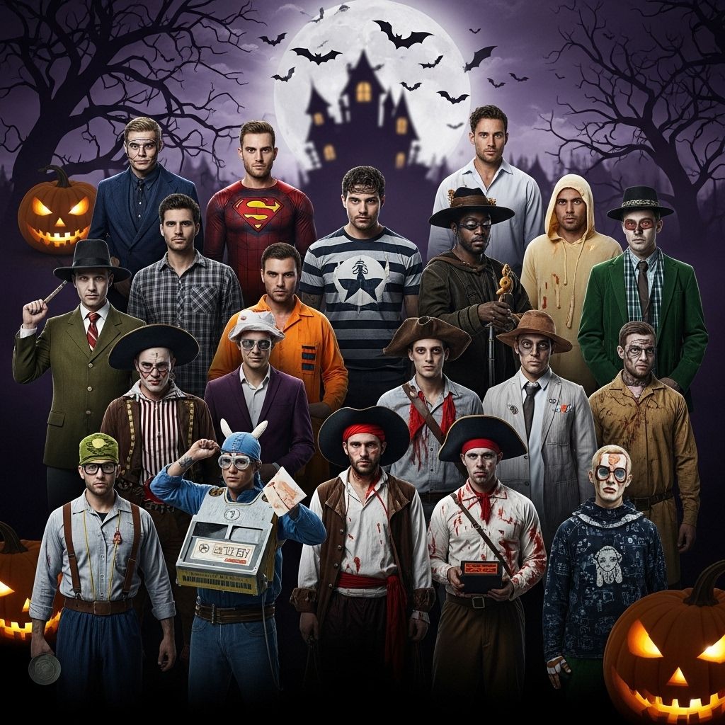 Effortless looks for any guy ready to make a memorable impression at spooky gatherings.