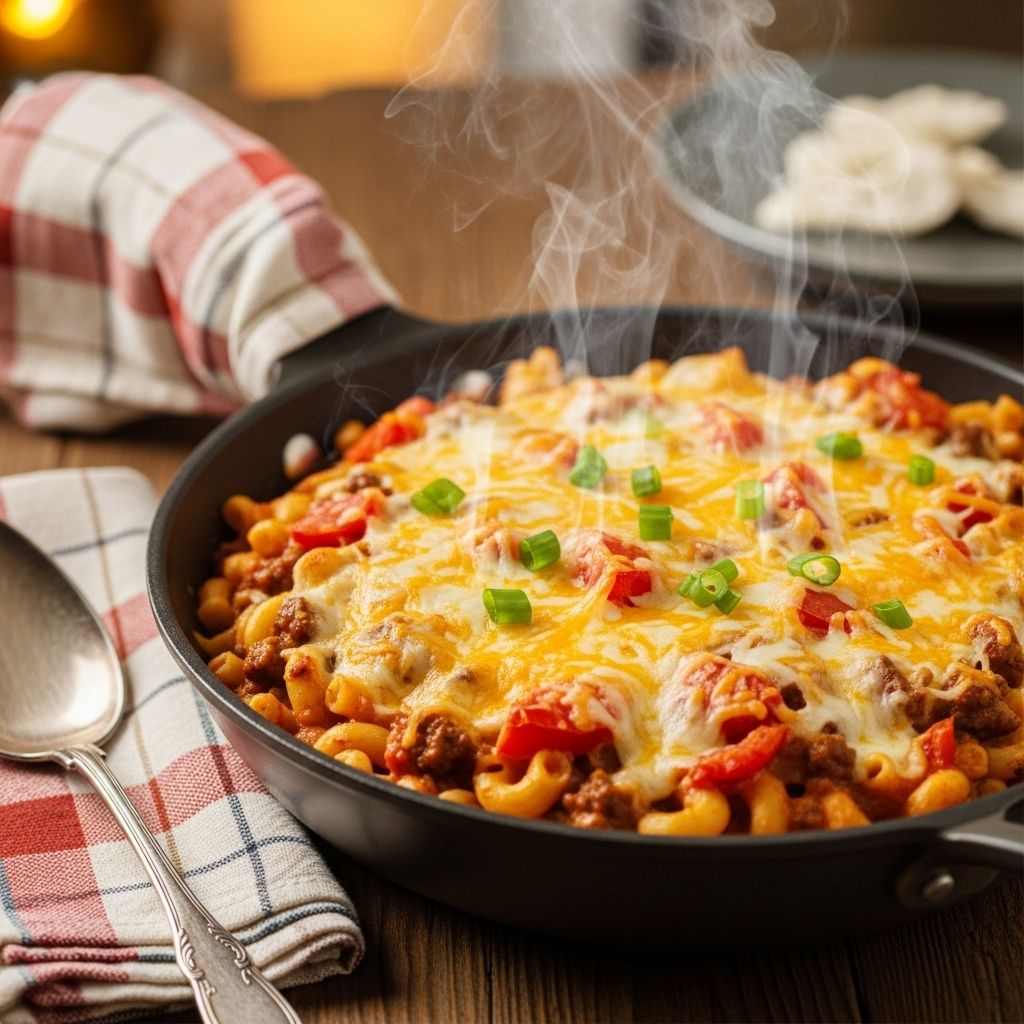Easy Hamburger Casserole: The Ultimate Family Comfort Dinner A creamy beef and pasta bake that satisfies picky eaters and freezes like a dream.