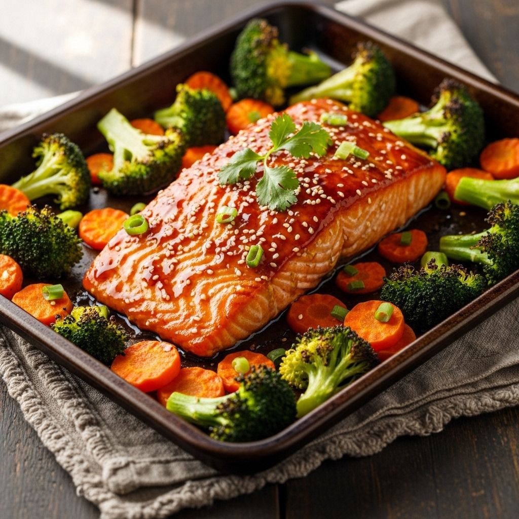 Sweet and tangy notes combine in a fuss-free seafood dinner made easier than ever.